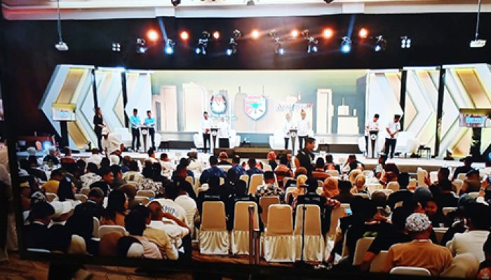 Debat Kandidat Paslon Bupati dan Wakil Bupati Tojo Una-Una ke Tiga di Kota Palu Menuai Sukses