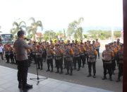 Lepas Pengamanan TPS Pilkada, Karoops Polda Sulteng Ingatkan Agar Fokus Dalam Tugas Pengamanan