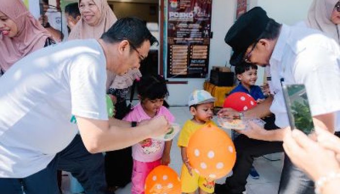 Dukung Kesehatan Anak, Pemkab Banggai Gelar Aksi Pemberian Makanan Bergizi B2SA Untuk Balita