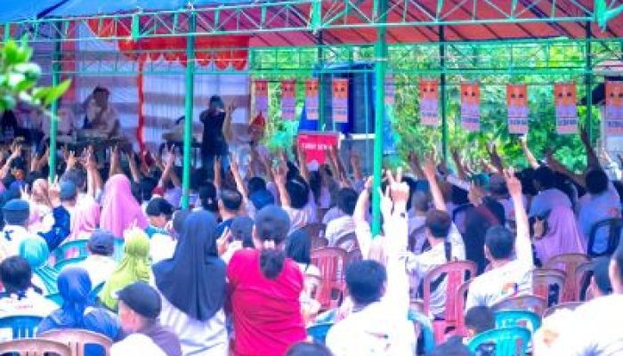 Sangat Dinantikan, Masyarakat Antusias Ikut Kampanye Delis-Djira di Desa Malino