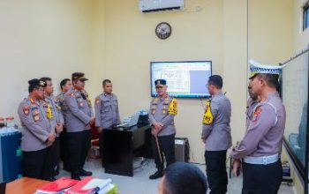 Kapolda Sulteng Cek Posko OMP Tinombala Polres Banggai