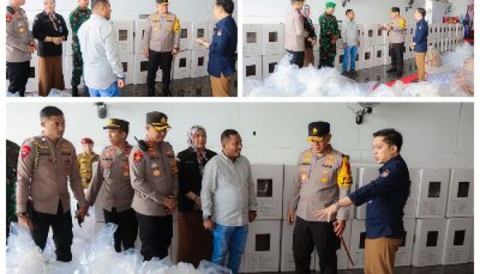 Kapolda Sulteng Kunjungi KPU Banggai Cek Logistik Pilkada