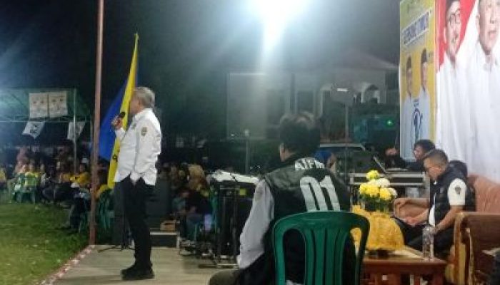 Orasi Politik di Desa Boyou: Furqanuddin Paparkan Capaian dan Visi Pasangan AT-FM