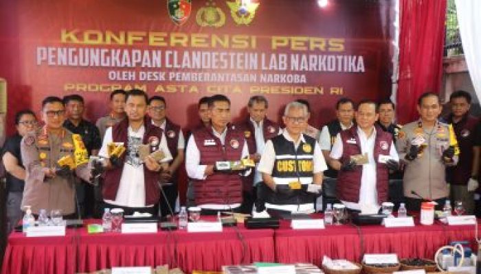 Polri Bongkar Jaringan Clandestine Lab Narkoba Senilai Rp 1,5 Triliun di Bali