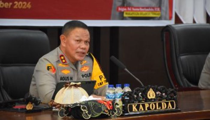 Pimpin GO Bulanan, Kapolda Sulteng : Pentingnya Sinergi dan Komitmen Sukseskan Pilkada Serentak 2024