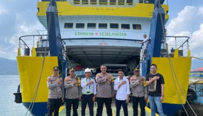 Kapolres Morut Pimpin Langsung Pendistribusian Logistik Pemilu, Diwilayah Kecamatan Bungku Utara dan Mamosalato