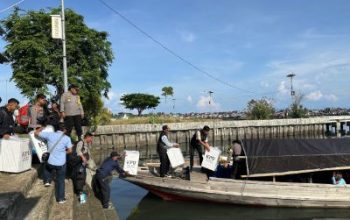 Polres Banggai Kawal Logistik Pilkada 2024 ke Wilayah Kepulauan