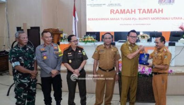 Pemda Morowali Utara, Gelar Ramah Tamah Berakhirnya Masa Tugas Pjs. Bupati Morut