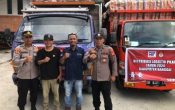 Polres Banggai Sukses Kawal Logistik Pilkada, di 23 Kecamatan