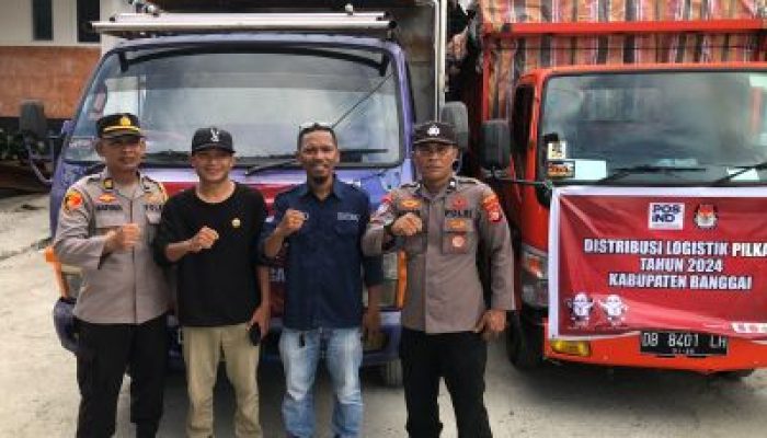 Polres Banggai Sukses Kawal Logistik Pilkada, di 23 Kecamatan