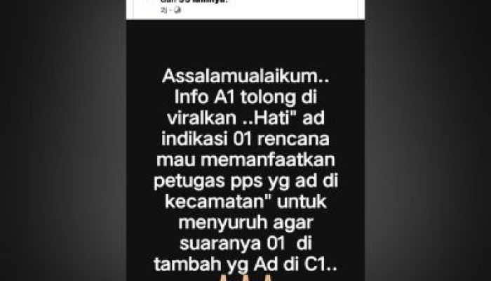 Paslon 01 Dituding Memanfaatkan PPS Begini Jawaban Tim AT-FM : Zaidul Bahri, Dengan SIREKAP, Manipulasi C1 Tidak Mungkin Terjadi