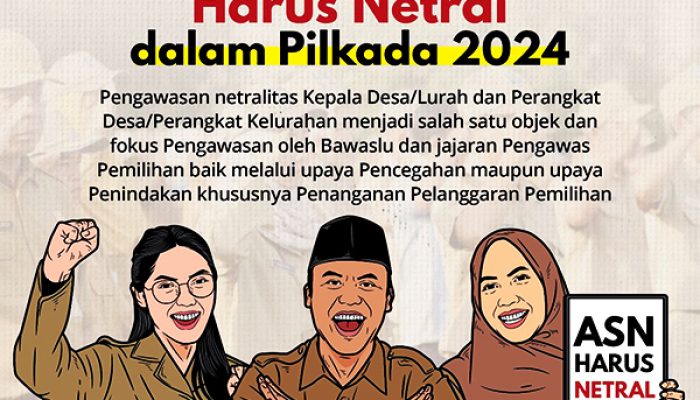 Pada Pilkada Tojo Una-Una Tahun 2024 Kepala Desa dan Perangkat Desa Harus Netral