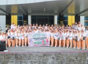 Semarak HUT ke-25, DWP Kabupaten Banggai Gelar Kegiatan Olahraga Bersama