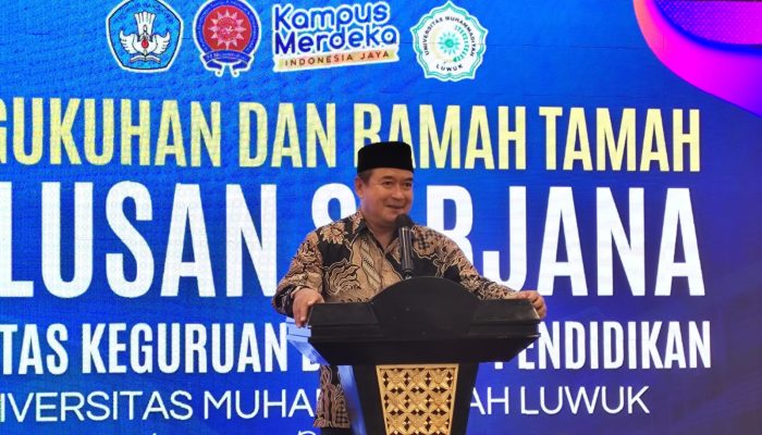 70 Mahasiswa FKIP Resmi Sandang Gelar Sarjana, Wakil Rektor II: Prestasi Akademik Harus Sejalan dengan Karakter dan Nilai Muhammadiyah