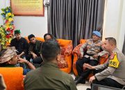 Wakapolres Bangkep Respons Tuntutan Mahasiswa Terkait Pertambangan Batu Gamping di Aksi HMI Luwuk