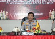 Pimpin Rakor Pengamanan Nataru, Wakapolda Sulteng : Sinergitas dan Soliditas Kunci Utama Keberhasilan Operasi