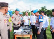 Cegah Penyalahgunaan, 48 Pucuk Senpi dari Anggota Polres Banggai Ditarik