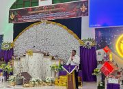 Hadiri Natal Pemuda, Kasatreskrim Polres Morowali Utara Berikan Sambutan Natal