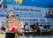 Kapolres Cooling System Pasca Pilkada Saat Hadiri Lokasabha ke VIII PHDI Banggai 2024