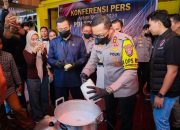Setahun, Polres Banggai Amankan 99 Tersangka dan 1,947.75 Gram Sabu