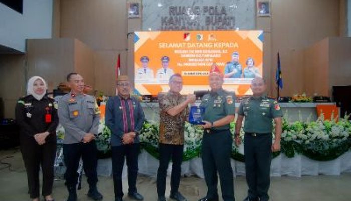 Danrem 132/Tadulako Kunjungi Morut, Walau Muda Tapi Perkembangannya Pesat
