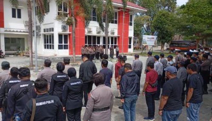 390 Personel Gabungan Amankan Rapat Pleno Terbuka KPU, Rekapitulasi Suara dan Penetapan Hasil Pilkada Sulteng