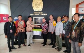 KPU Banggai Serahkan Dokumen Rekapitulasi Pilgub Sulteng ke KPU Provinsi