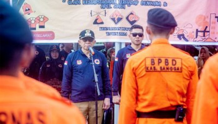 Gladi Kesiapsiagaan Bencana, Wabup Banggai Tekankan Pentingnya Mitigasi