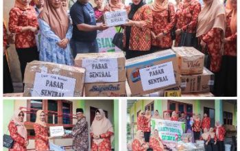 Dharma Wanita Persatuan Kabupaten Banggai, Rayakan HUT ke-25 Dengan Anjangsana dan Bakti Sosial