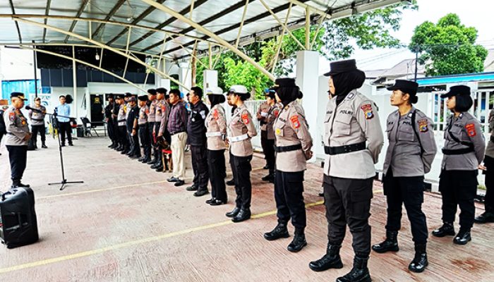 Polda Perkuat Pengamanan KPU Sulteng Jelang Pleno Terbuka Rekapitulasi Hasil Perolehan Suara Pilkada