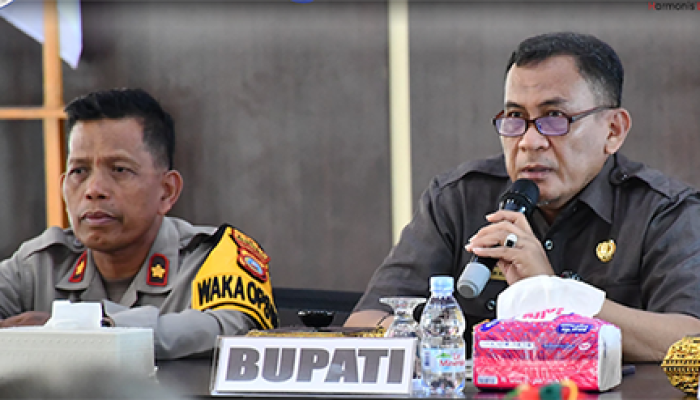 Hadapi Nataru Pj. Sekda Hadiri Apel Gelar Pasukan dan Rakor Lintas Pemerintah Daerah, Forkopimda dan Seluruh Pihak Terkait