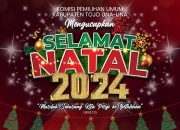 Keluarga Besar KPU Tojo Una Una mengucapkan selamat Hari Natal Tahun 2024