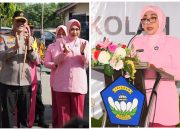 Kapolda Sulteng Dampingi Ketua YKB Melakukan Peletakan Batu Pertama Pemugaran Gedung TK kemala Bhayangkari 01 Pimstaf