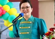 Bupati Verna Inggkiriwang Hadiri Acara Penyambutan Kepala Kantor Kemenag ,Di Kantor Kementrian Agama Poso.