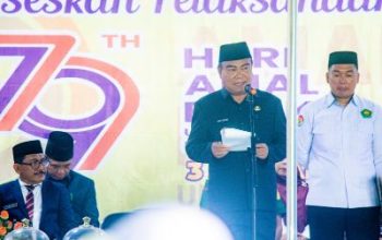 Pj. Sekda Banggai Ramli Tongko, Pimpin Upacara HAB Ke-79 Kementerian Agama