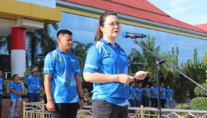 Senam Bersama ASN, Bupati Poso Ajak Jaga Kesehatan Guna Membangun Kebersamaan Sesama ASN