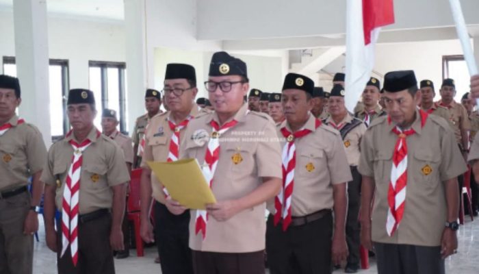 Pengukuhan Mabijab Dan Pengurus Kwarcab Gerakan Pramuka Kabupaten Morowali Utara Periode Tahun 2024-2029