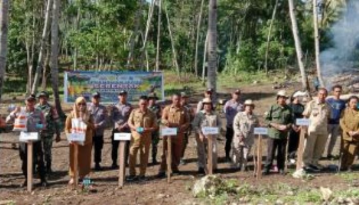 Kapolsek Bulagi Bersama Camat dan Danramil, Sinergi Laksanakan Penanaman Jagung Serentak 1 Juta Hektar