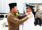 Wakil Bupati Tojo Una-Una Melantik Kades Antar Waktu Desa Luok Kecamatan Walea Kepulauan