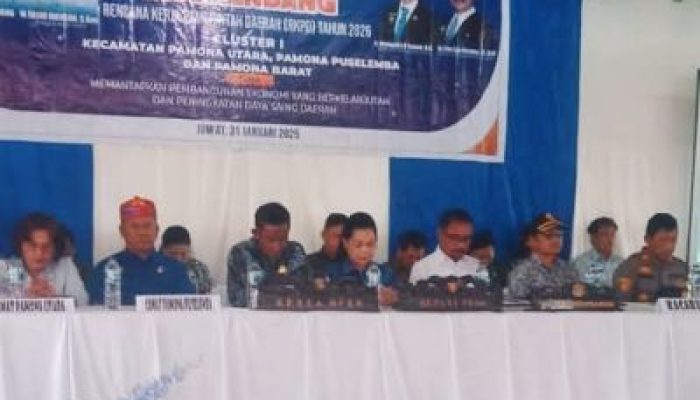 Buka Musrembang Pamona Utara, Puselemba dan Pamona Barat, Sekda Heningsih Tampai Bahas 9 Prioritas Pembangunan di RKPD 2026