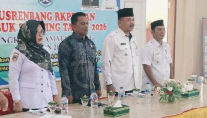 Asisten II Edison Moligay Bersama Wakil Ketua DPRD Rusdin Sinaling, Hadiri Musrembang RKPD dan Rembuk Stunting 2026