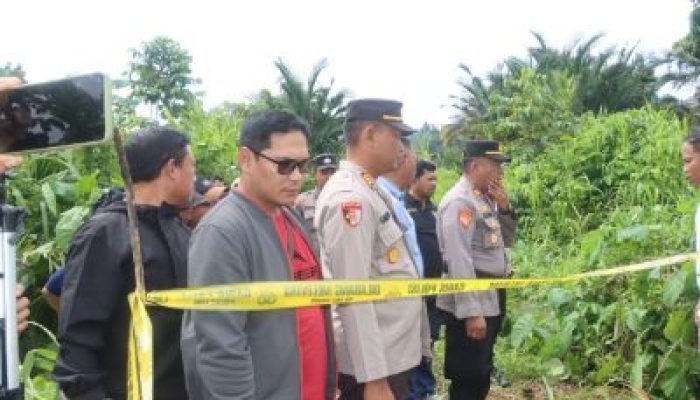 Kapolres Pimpin Langsung Olah TKP Penemuan Jenazah di Banggai Laut, Yang Dilakukan Oleh Unit Identifikasi Satreskrim Polres Bangkep