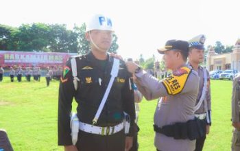 Kapolres Banggai, Pimpin Apel Gelar Pasukan Ops Keselamatan Tinombala 2025