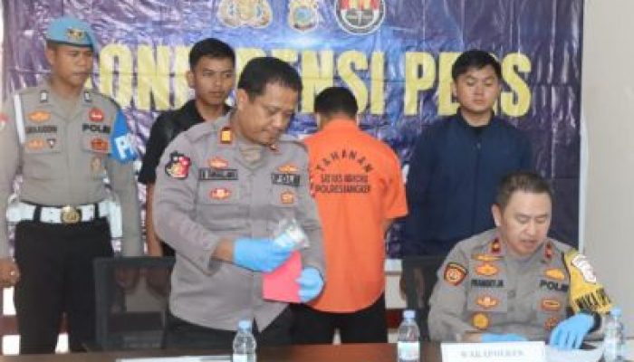 Polres Banggai Kepulauan, Ungkap Kasus Penyalahgunaan Narkotika Jenis Shabu