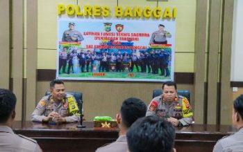 Polres Banggai Gelar Pelatihan Penjagaan Tahanan, Pertama di Polda Sulteng