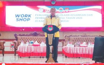 Wakil Bupati Banggai, Resmi Buka Workshop Evaluasi Pengelolaan Keuangan Desa Tahun 2025