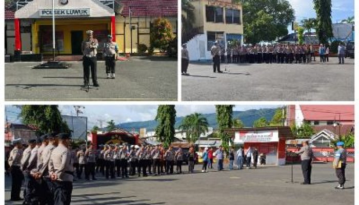 Polres Banggai Gelar Apel Kesiapsiagaan, Jelang Putusan MK Terkait Sengketa Pilkada 2024