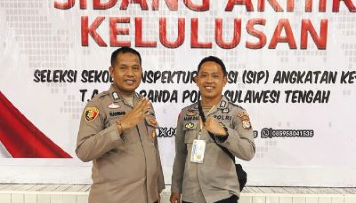 Kapolres Bangkep Bangga, Dengan Keberhasilan 2 Anggotanya Lolos Seleksi SIP Angkatan 54