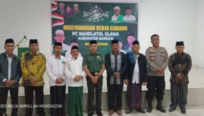 Kapolsek Luwuk, Hadiri Musyawarah Kerja NU Kabupaten Banggai