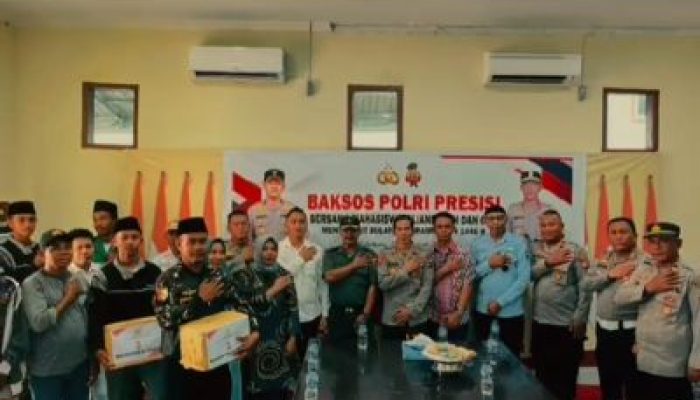 Polres Bangkep Gelar Baksos Polri Presisi Sambut Ramadan 1446 H, Gandeng Mahasiswa dan OKP